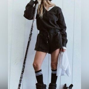 NWT! Free People Movement Intercept Romper Black size Small